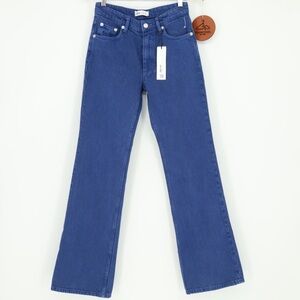 Jeans Zara Di Coupe Bootcut Femme 30x29 - Denim Foncé Vintage - Taille 9